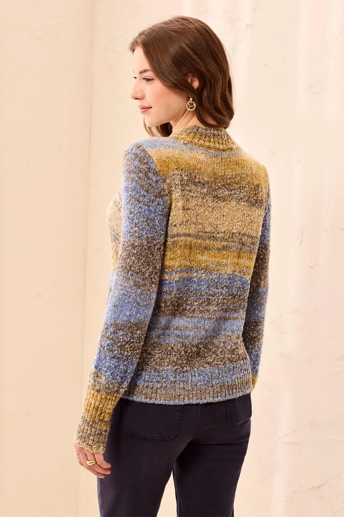 Long Sleeve Mock Neck Sweater