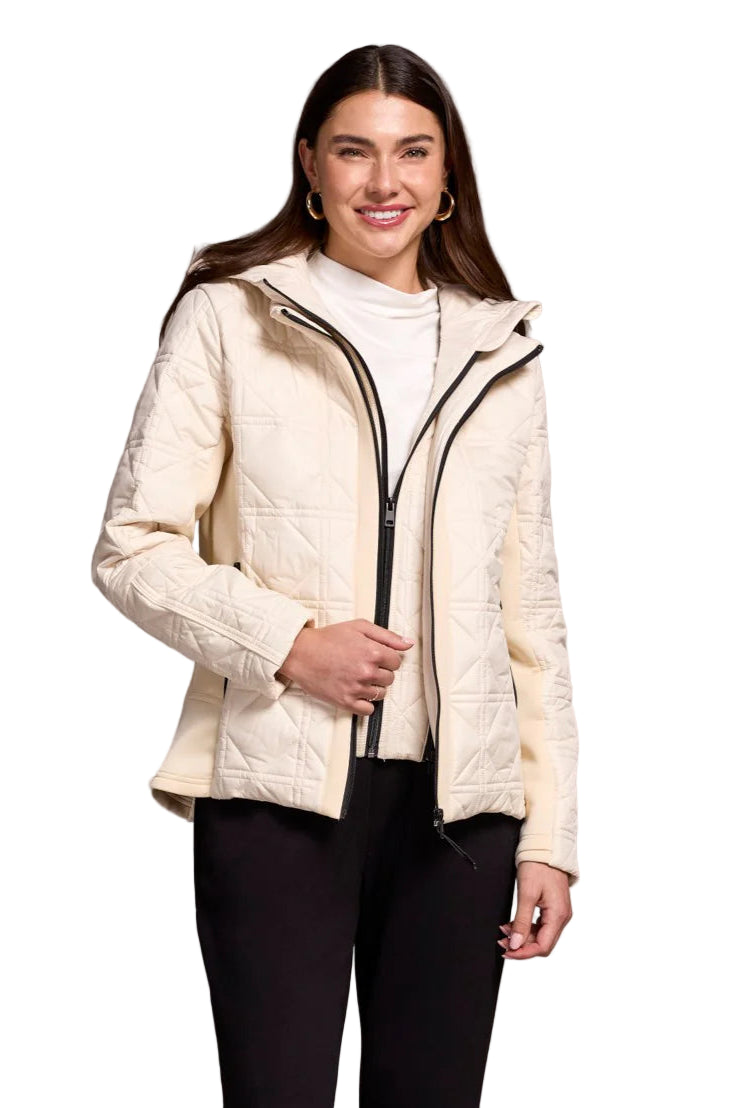 L/S Zip Front Puffer with Removable Hood