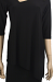 Sympli-3-4-Sleeve-Focus-Tunic-in-Black