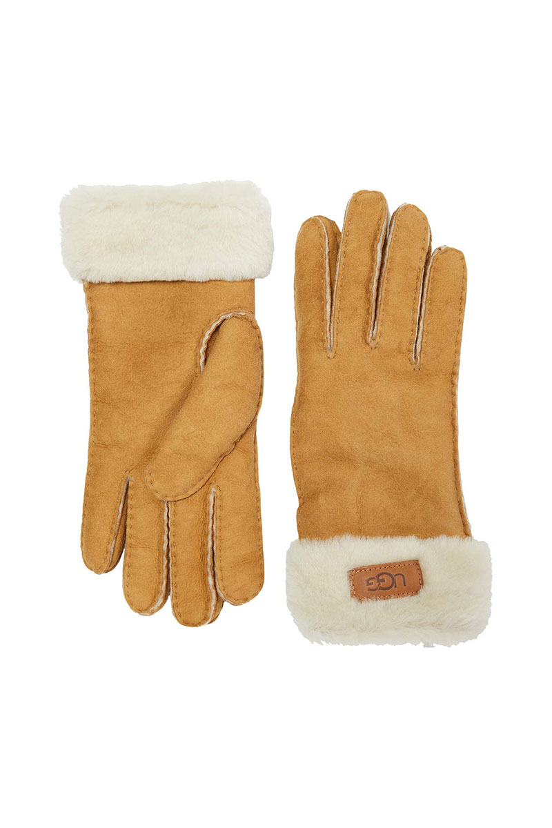 Turn Cuff Sheepskin Gloves