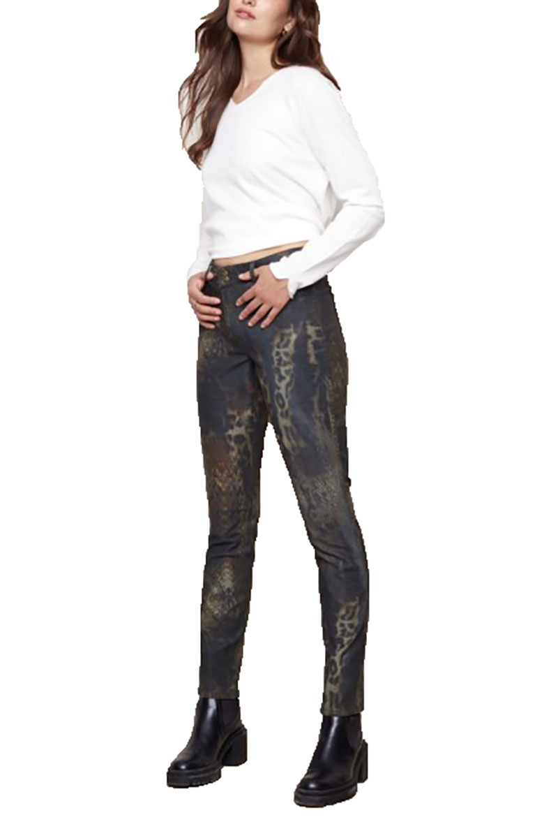 Reversible Animal Print Jeans