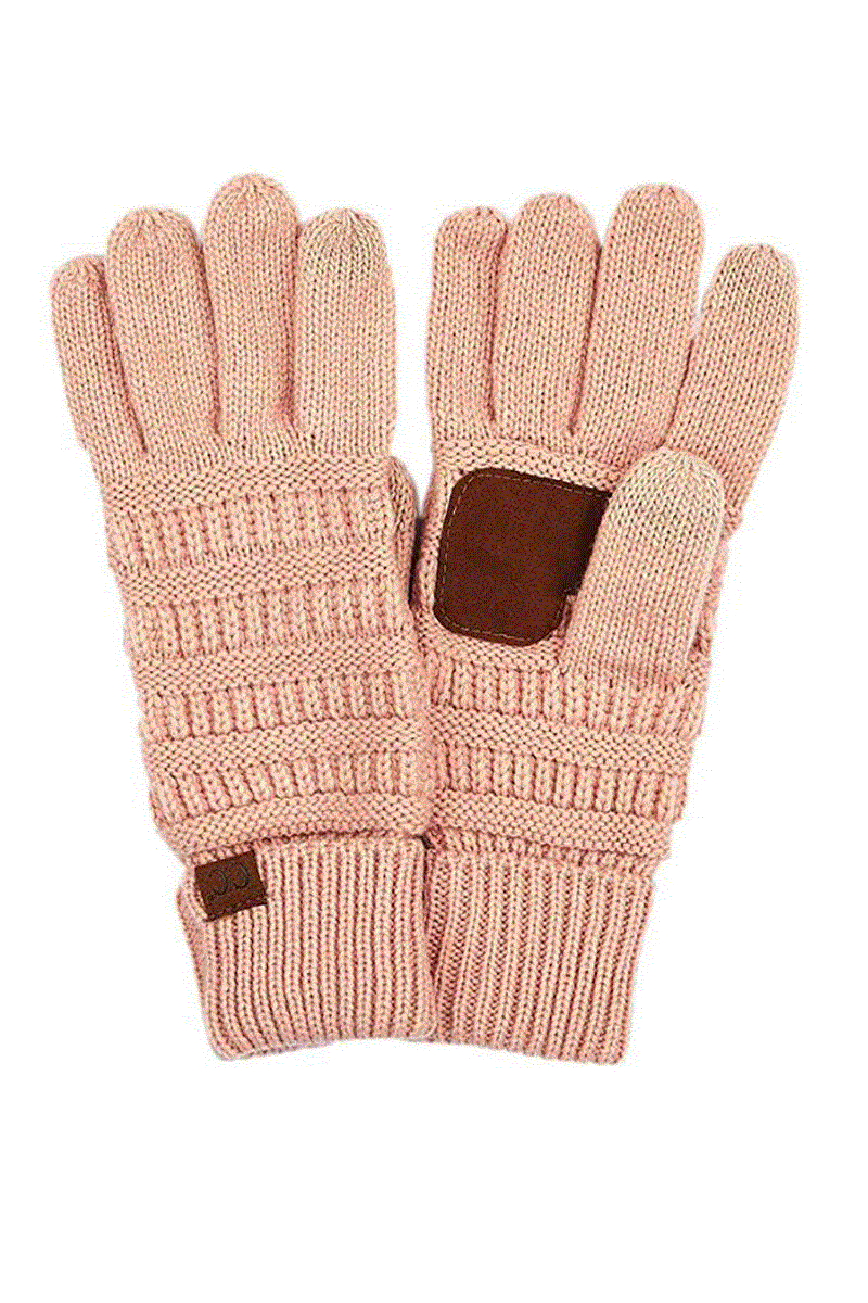 Quad Touch Screen Smart Cellphone Finger Tips Warm Soft Gloves