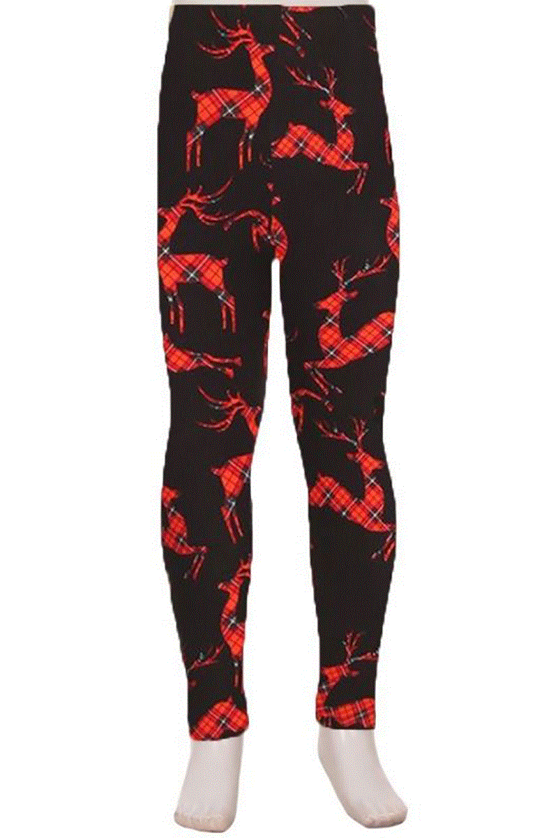 High Waist Reindeer Legging