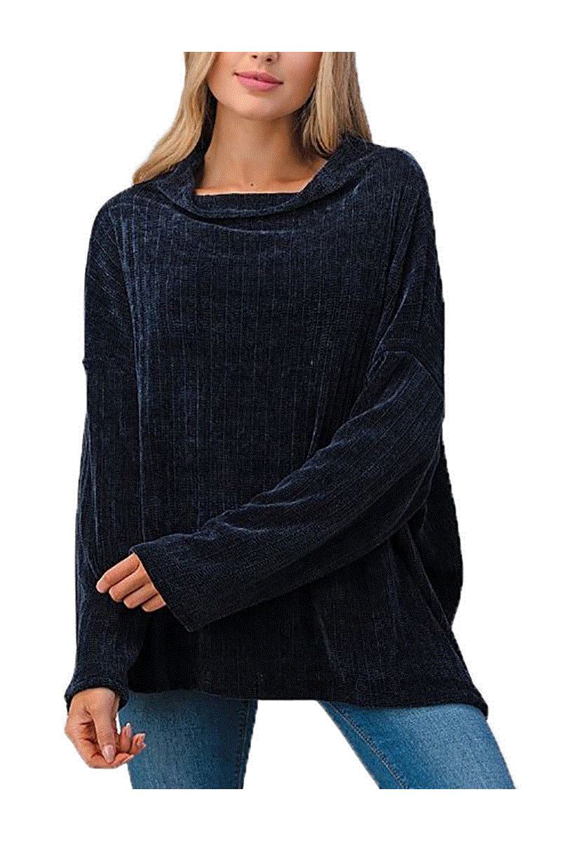 Oversized Long Sleeve Pullover Sweater