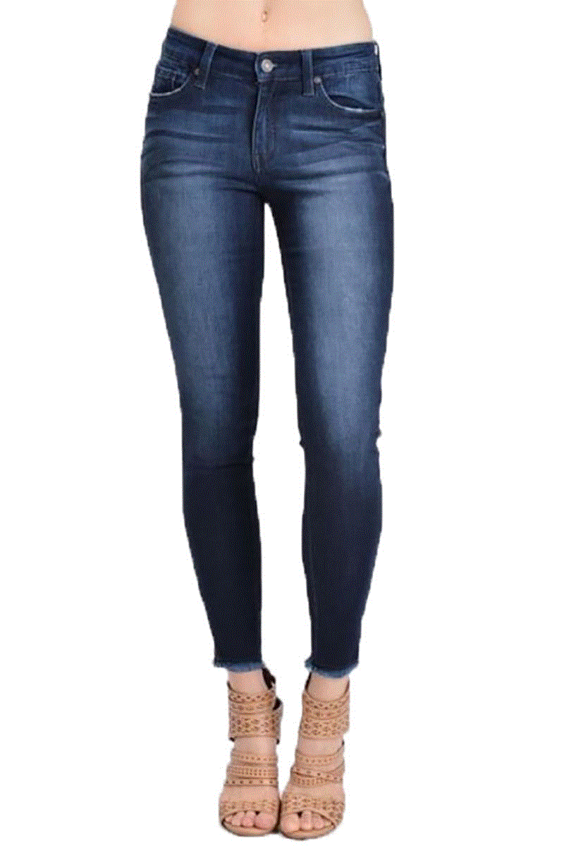 Low Rise Super Skinny Jean with Ankle Zip