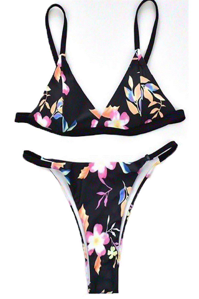 2 Piece Floral Swimsuit