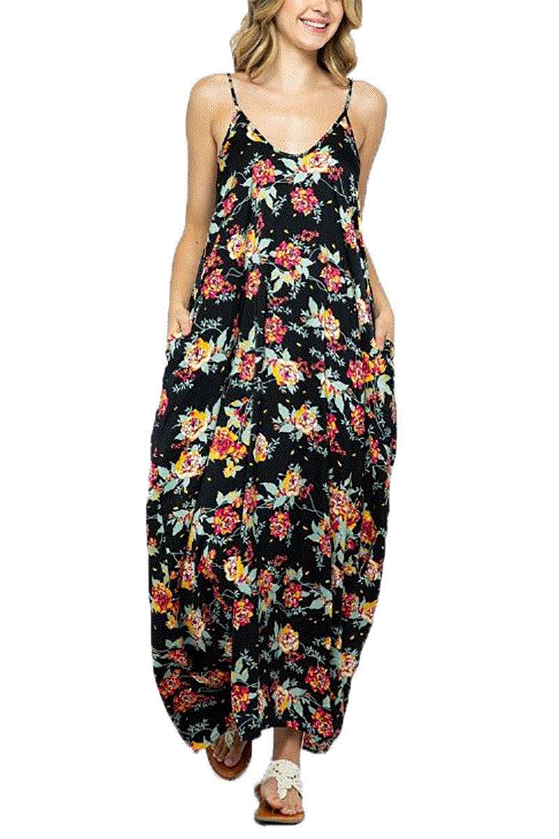 Full-Length Harem Maxi Dress