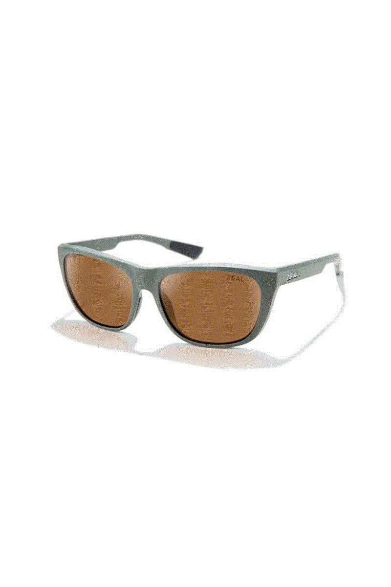 Aspen Recycled Plastics + Plant-Based Rectangular Polarized Sunglasses