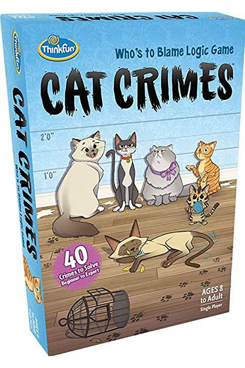 Cat Crimes Who's to Blame Logic Game