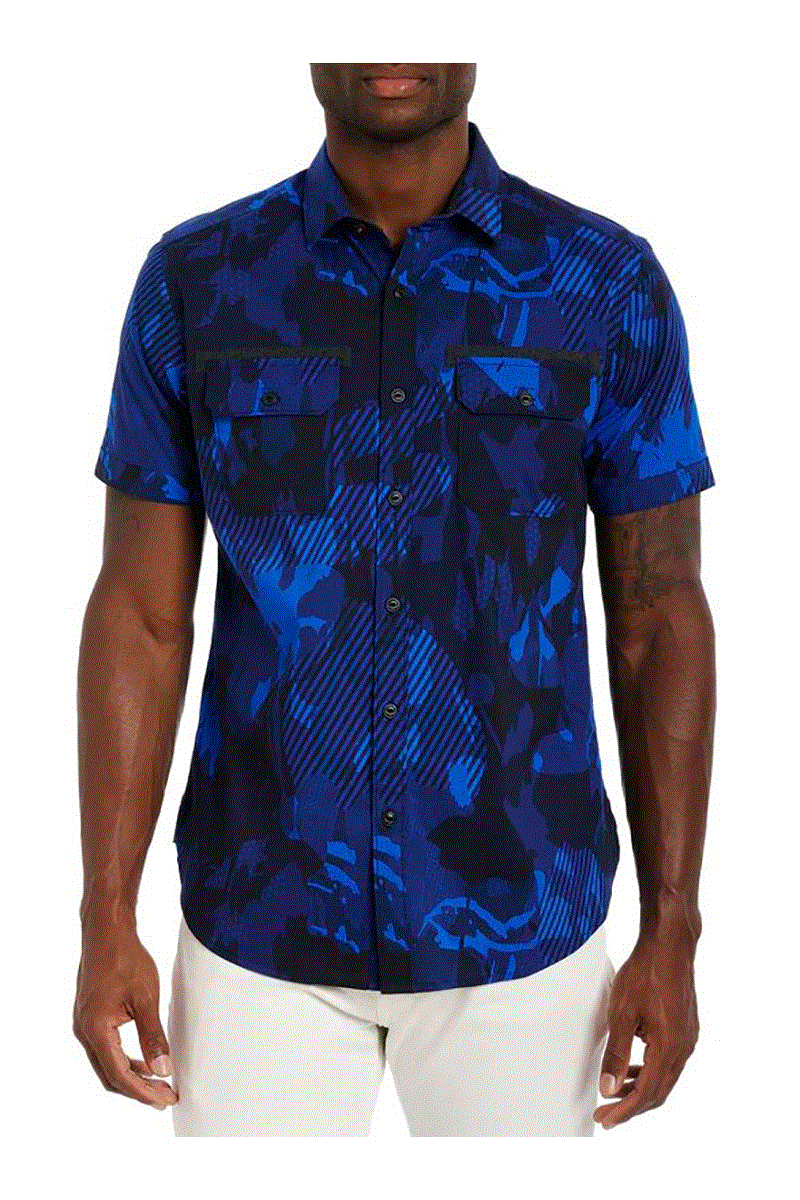 Bootlegger Short Sleeve Button Down Shirt