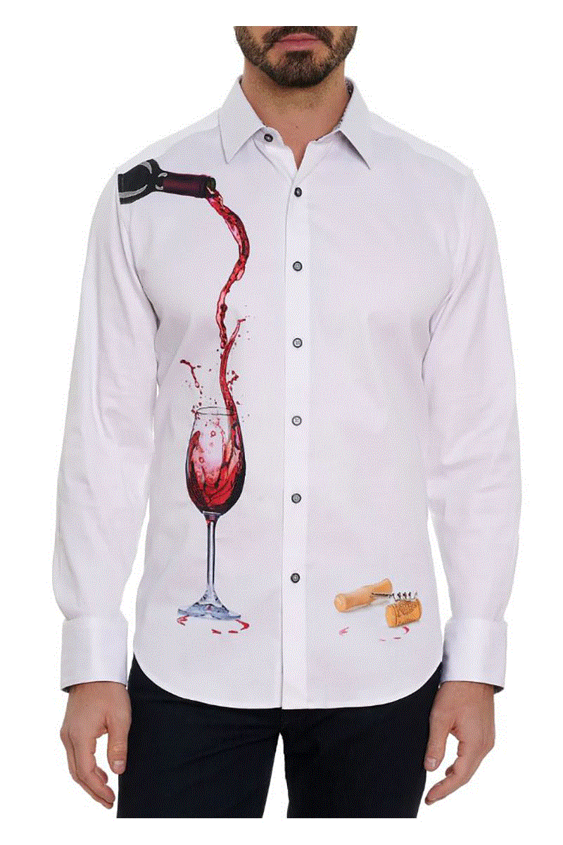 Pinot Noir 2 Long Sleeve Button Up Shirt
