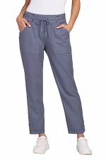 Pull On Twill Ankle Pants