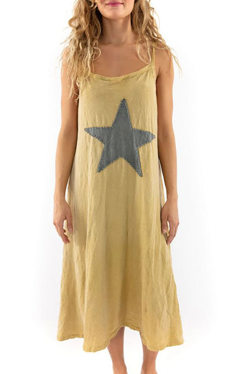 Star Applique Lana Tank Dress