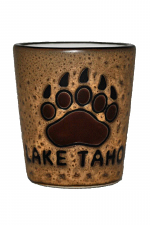 Rustic Stone Bear Claw Lake Tahoe Shot Glass