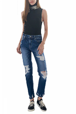 Haven Ultra High Rise Slim Straight Jeans