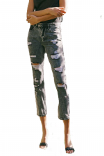 Rita High Rise Slim Straight Jeans