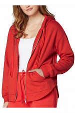 Relaxed Fit Zip Up Hoodie