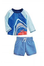 Shark Rash Guard Set