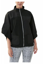 Zip-Up Jacket with Front Pockets