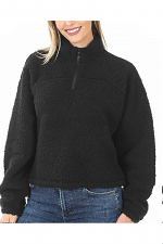 Soft Sherpa Drawstring Pullover