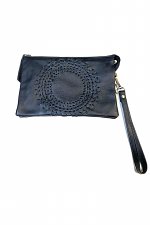 Leather Galaxy Clutch