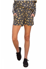 Gold Leopard Shorts
