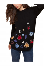 Felted Hearts Sweater